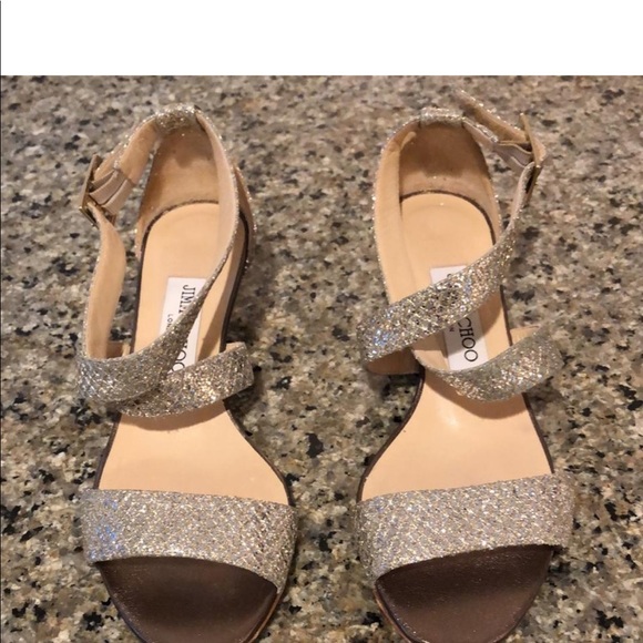 Jimmy Choo Chiara Crisscross Demi Wedge - Picture 2 of 8